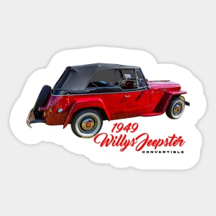 1949 Willys Jeepster Convertible Sticker